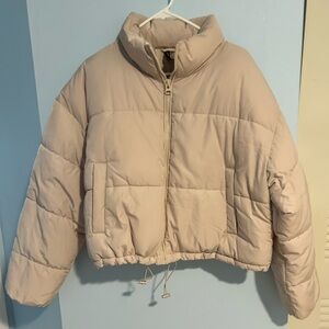 H&M Light Tan Puffer Jacket